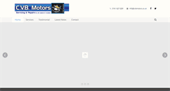 Desktop Screenshot of cvbmotors.co.uk